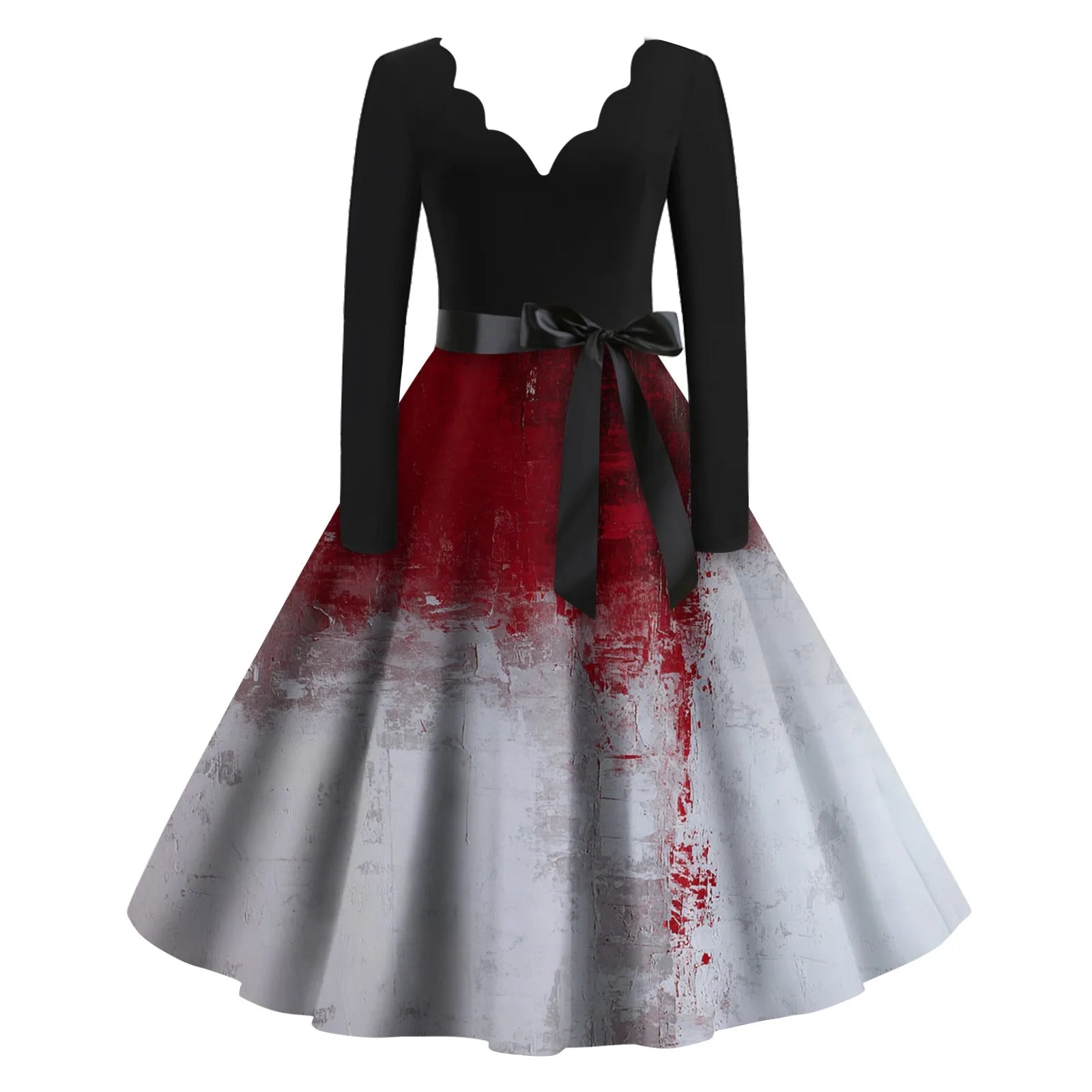 Halloween Print Dress